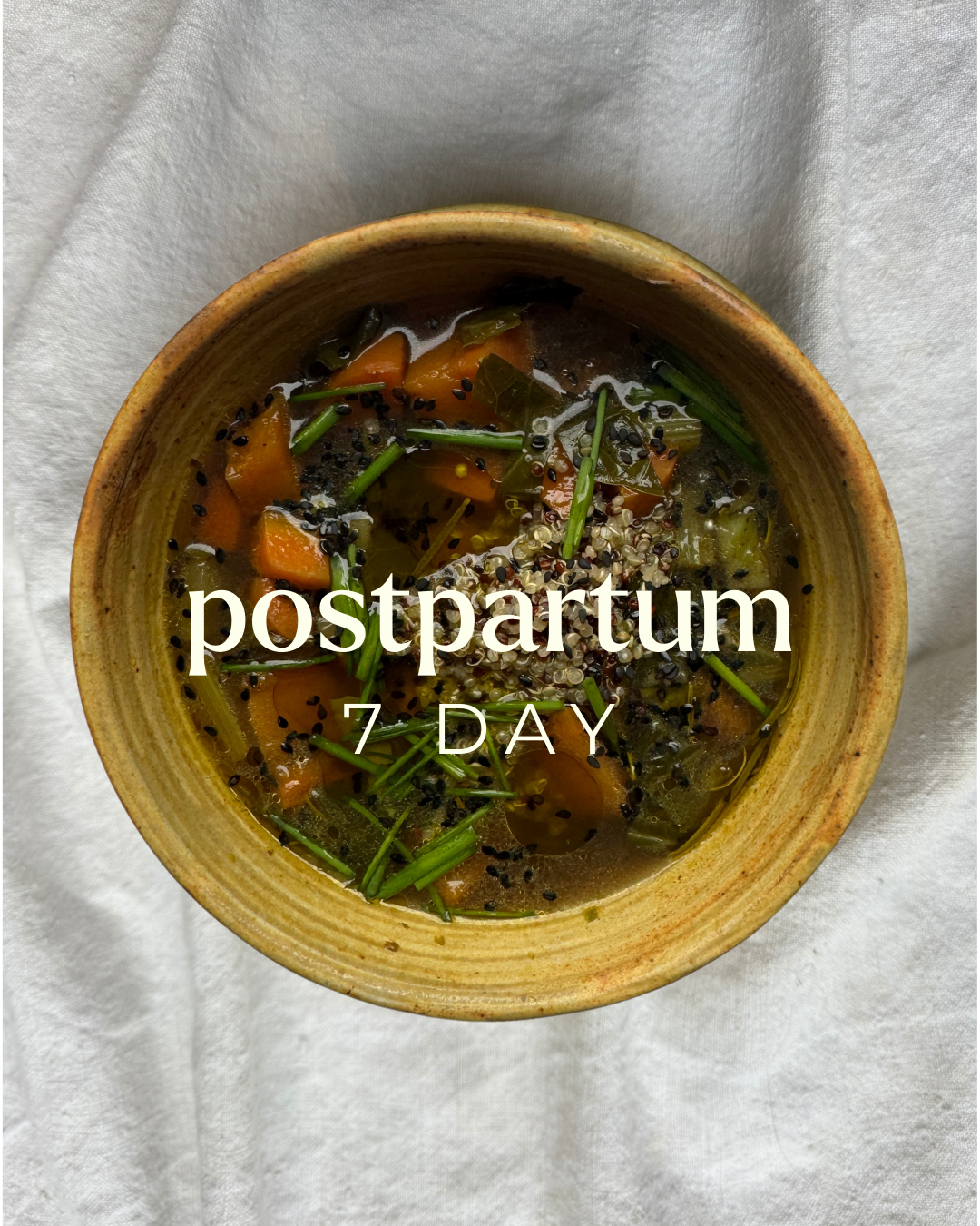 7 Day Postpartum Food Support