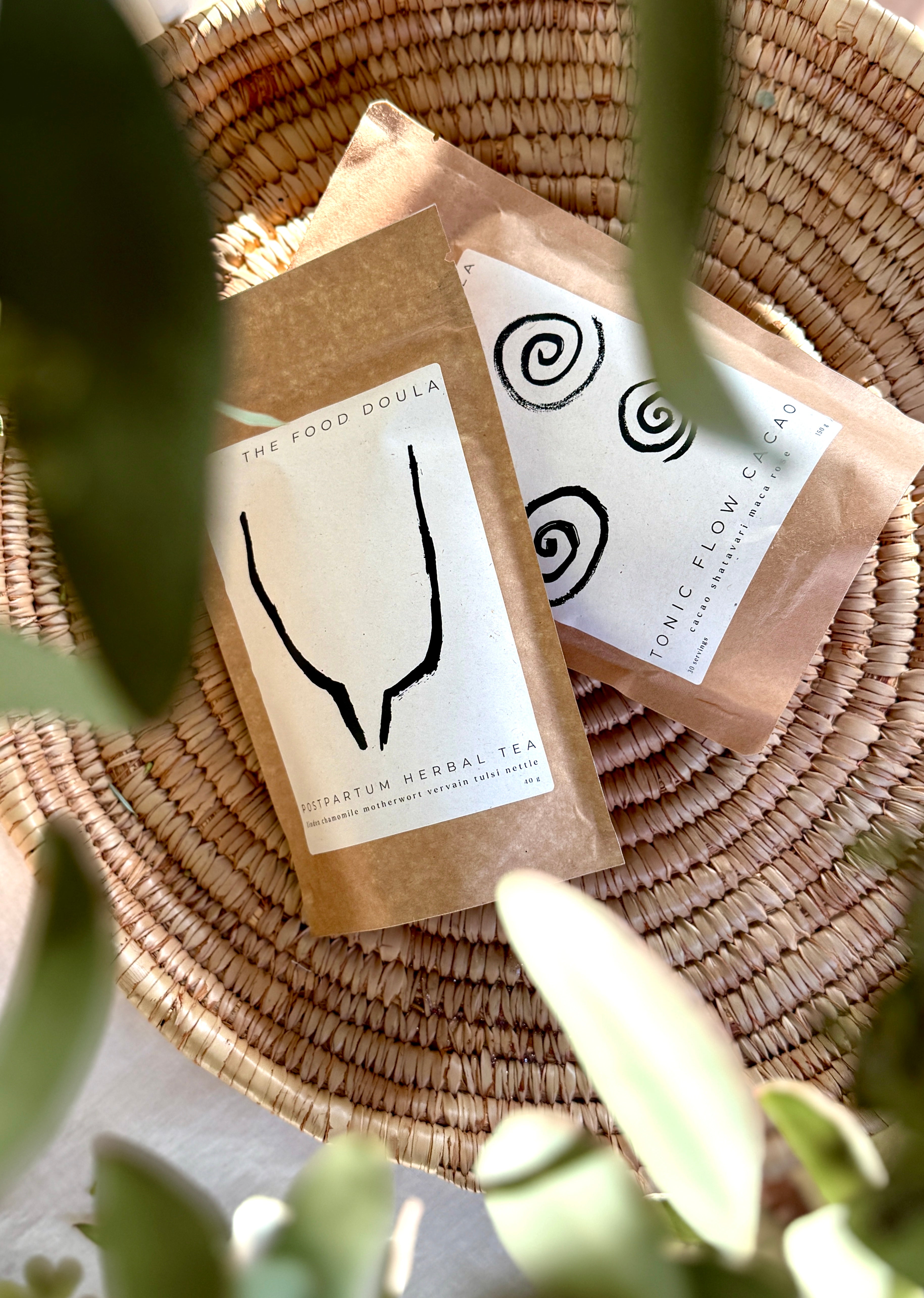 Postpartum Tea & Cacao Bundle